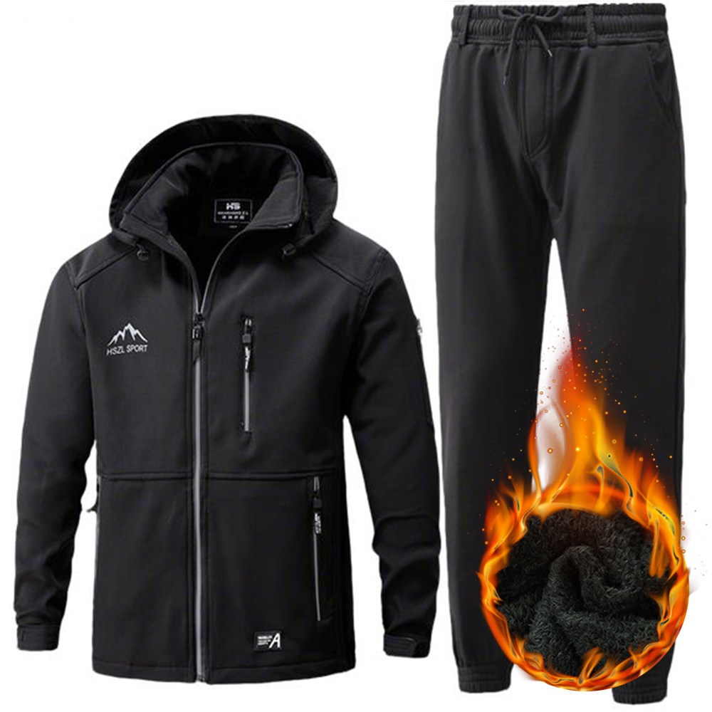FvaBzon 겨울 남성 방풍 방수 기모 보온 상하 세트 방한복 웜 아웃도어  바람막이 등산 야상 작업복 19,900원