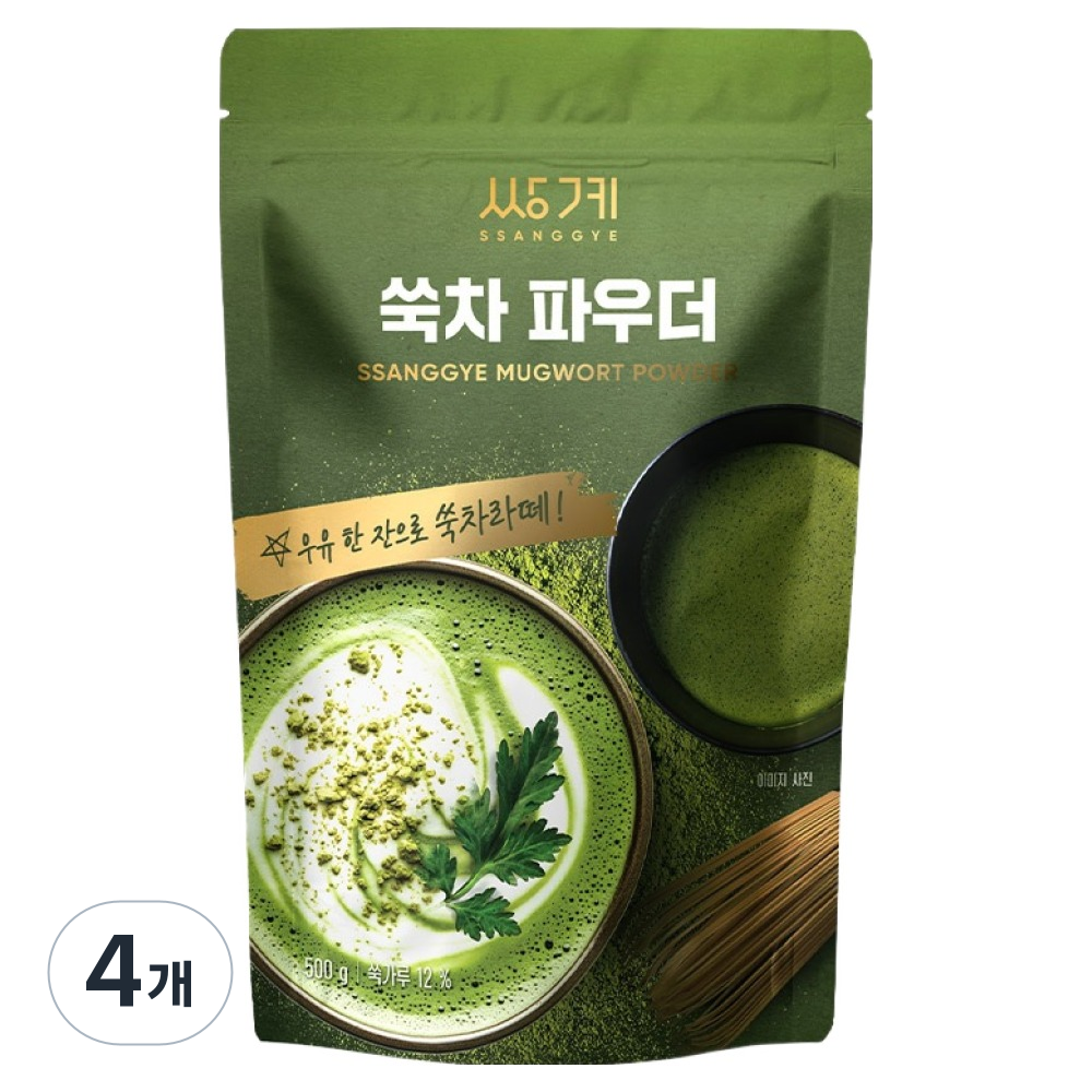 쌍계명차 쑥차 파우더, 500g, 1개입, 4개 51,600원