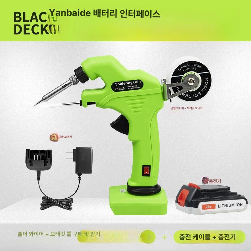 nyleo  충전식 납땜기 무선 춍접 작업 공구 리튬 배터리 일정온도 81,680원