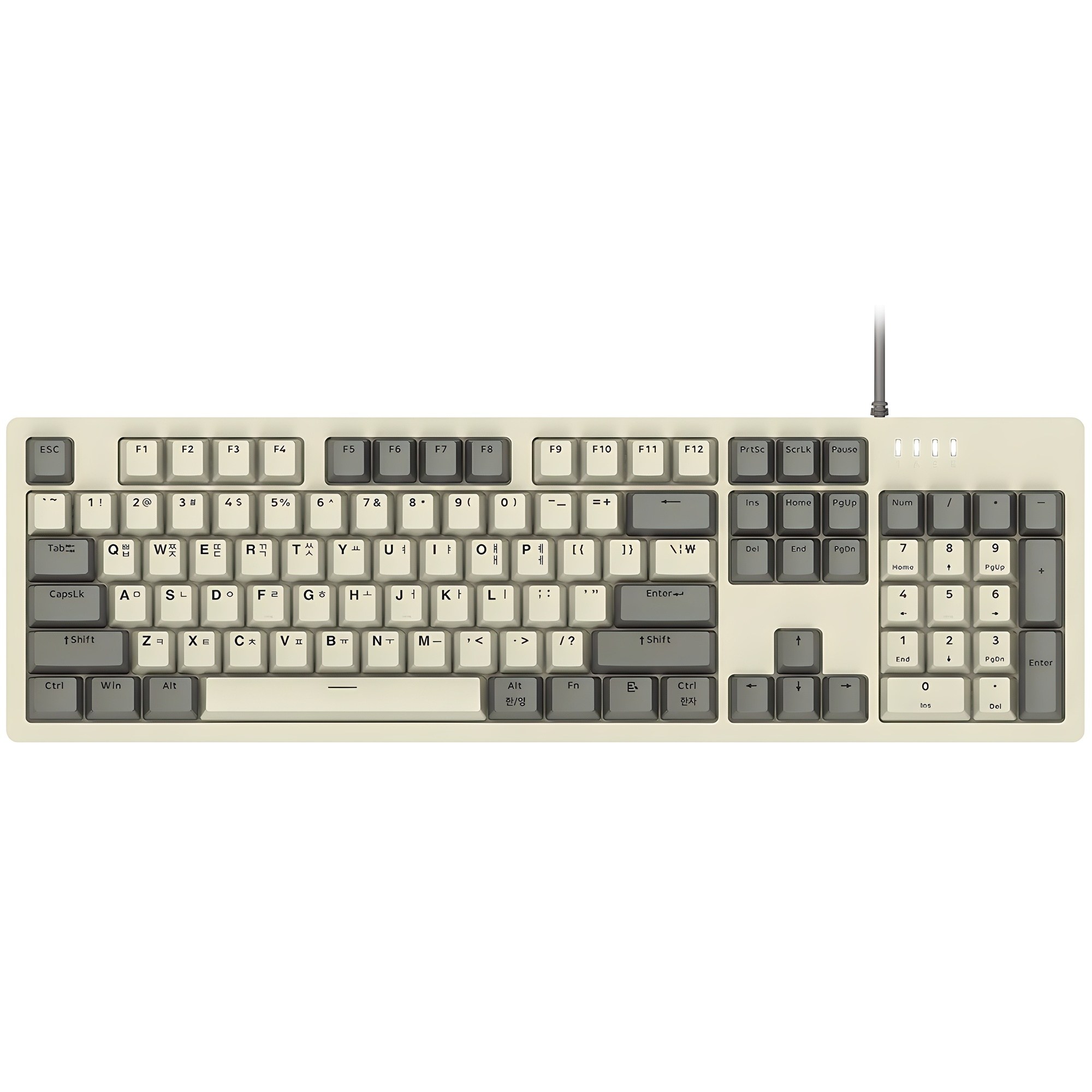 앱코 레트로 기계식 게이밍 유선 일반형 키보드 27,900원