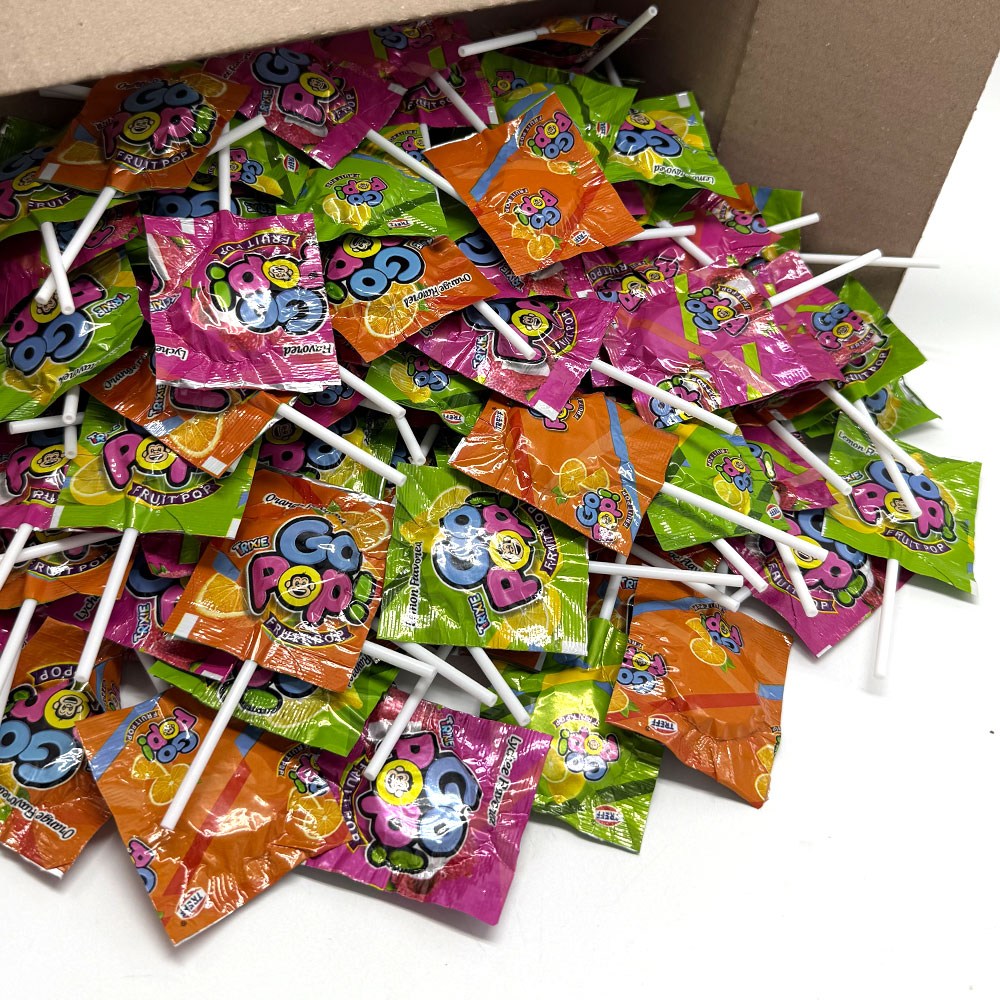 트레프 트릭시 고 팝 플랫 롤리팝 캔디 150개 대용량 (개별포장) 과일맛 막대사탕 15,920원