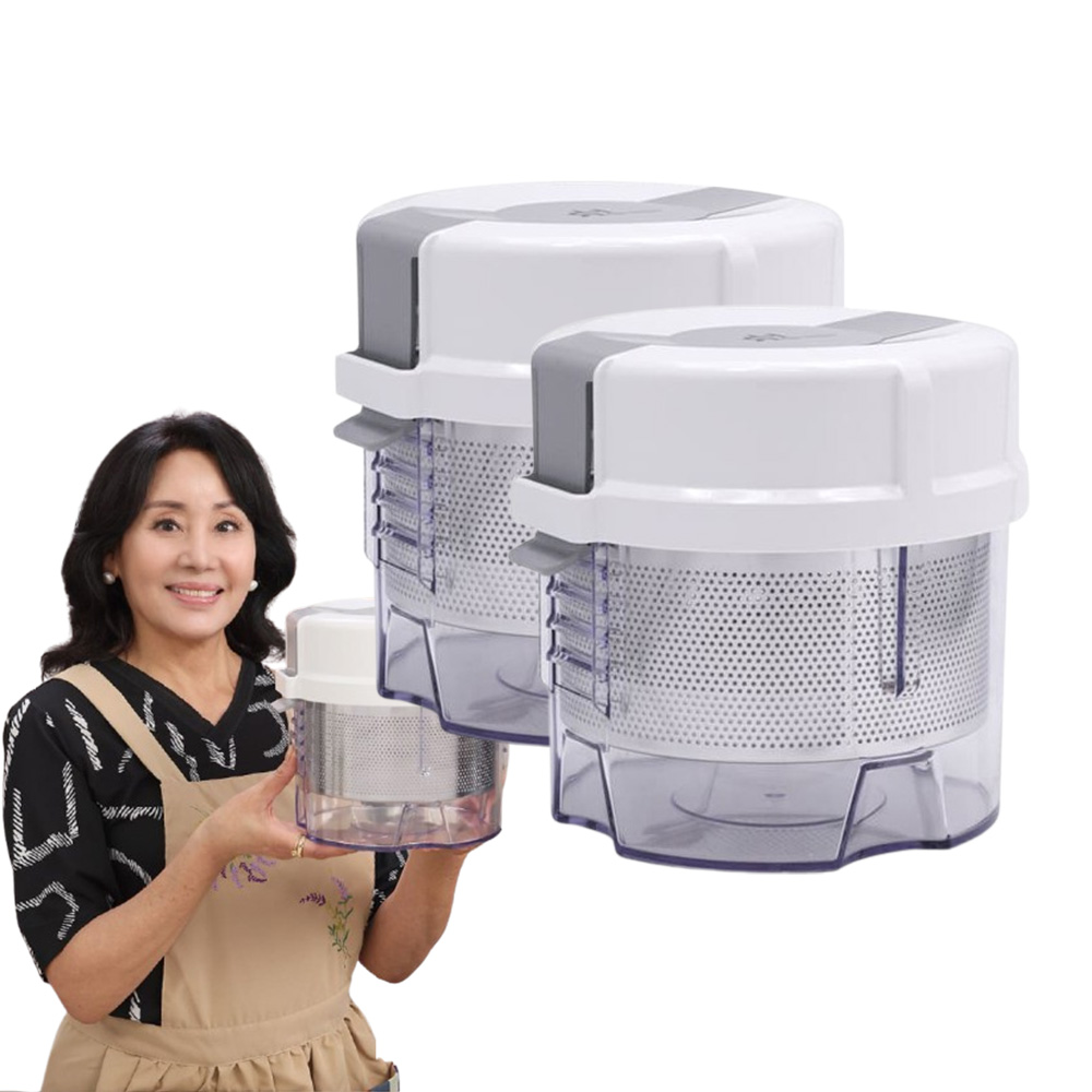 홍여진 하이로 빅스텐 매직 짤순이 스테인레스 2.4리터 대용량, 단일색상, 2세트 74,800원