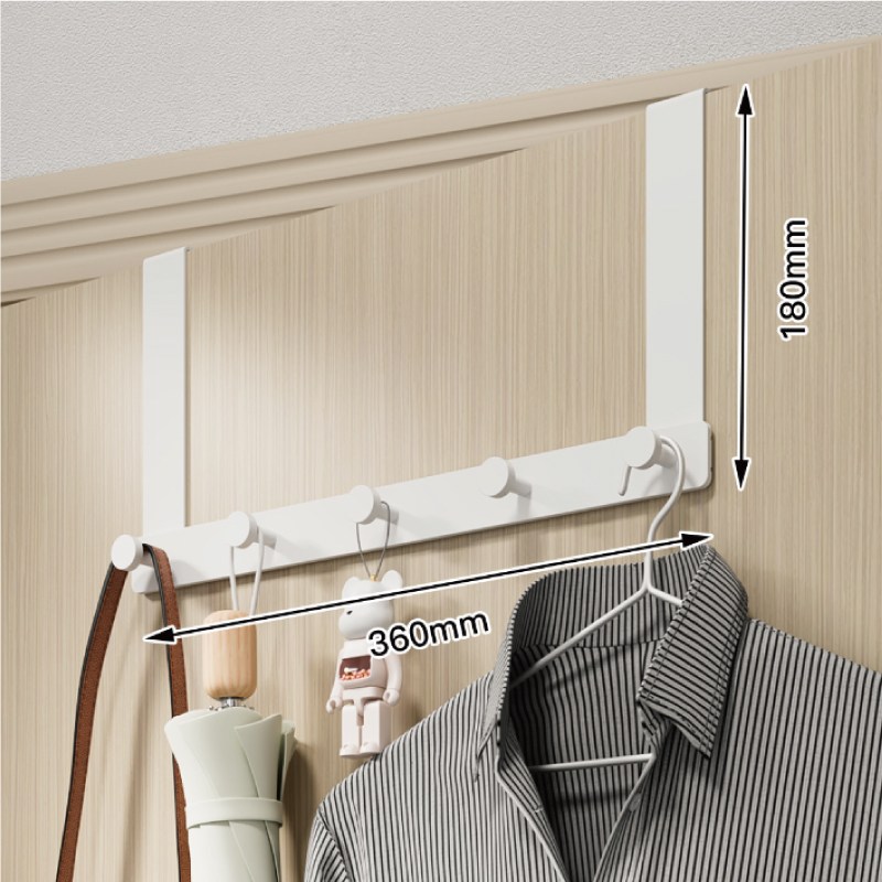 마벨인홈 무타공 철제 문걸이 도어 행거후크, 화이트, 1개 11,870원