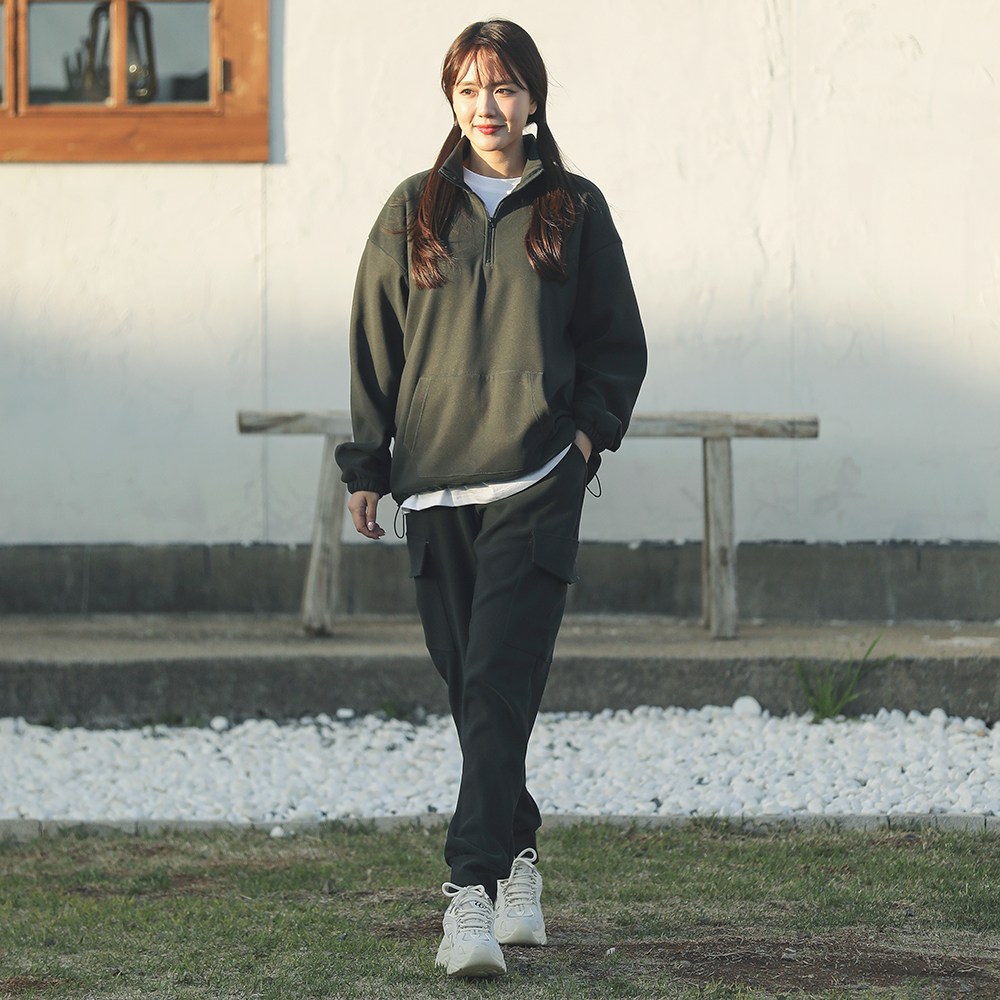 우일인견 남여공용 기모 아노락자켓 카고조거팬츠 셋업 34,900원