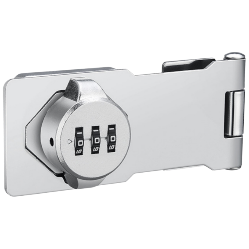 하비토 무타공 서랍 냉장고 번호키 잠금장치 다이얼 미닫이문 시건장치, 실버, 1개 13,800원