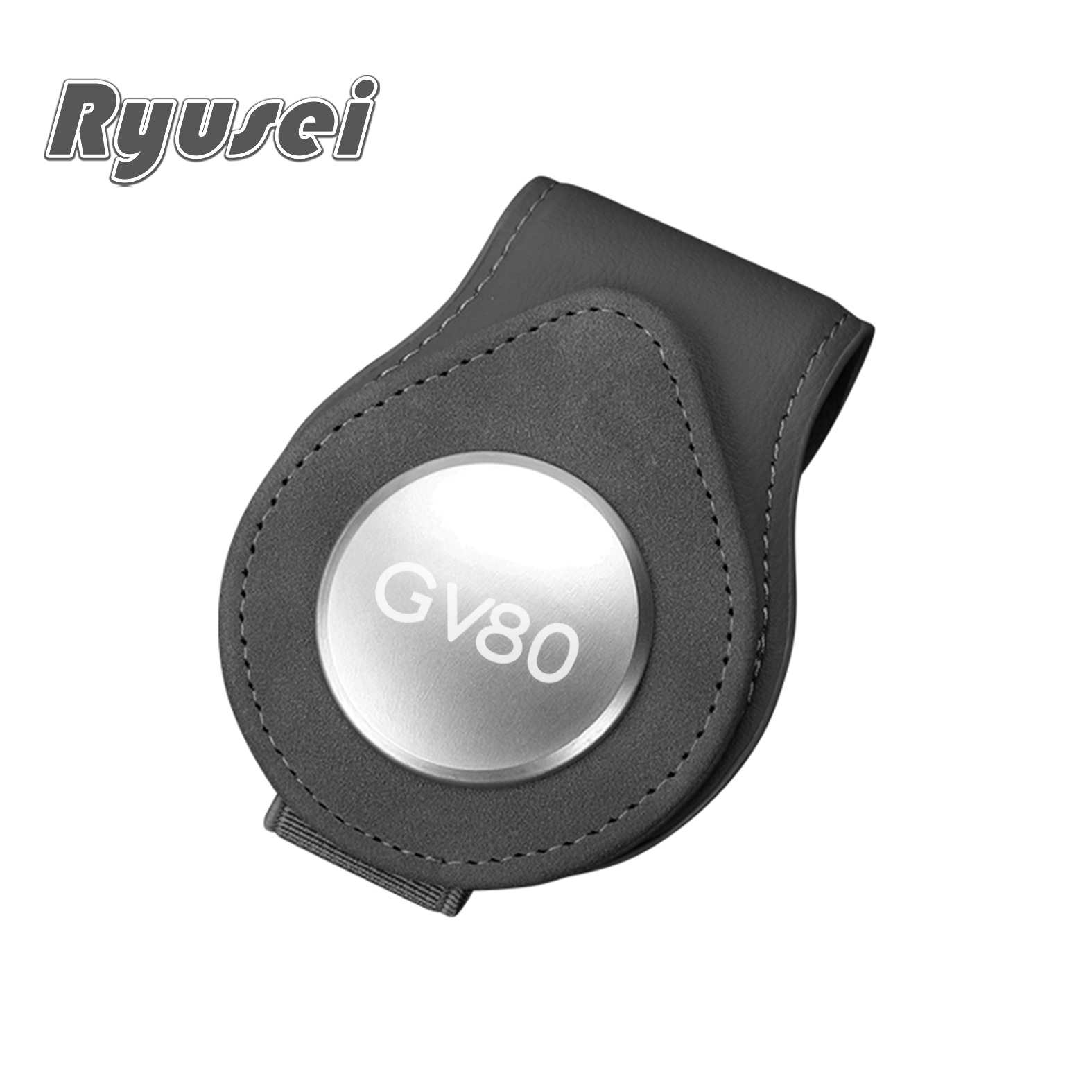 Ryusei 차량용 선글라스 클립 제네시스 자동차 호환 썬바이저 선바이저 안경 썬글라스 걸이 카드 거치대 보관 수납 무료각인 G80 GV70 GV80  R051 13,900원