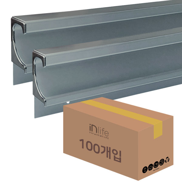 인라이프 가구 싱크대 스마트바 18T 손잡이 흑니켈무광 346mm 100개입 박스 283,000원