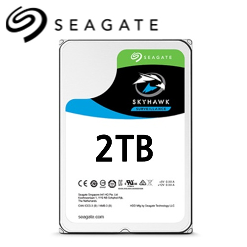 SEAGATE 시게이트 SKYHAWK 스카이호크 정품 DVR NVR 저장 보안 감시 CCTV 전용 HDD SATA3 2TB 5400RPM 64MB ST2000VX017 199,000원