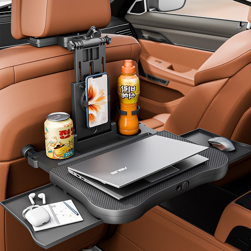 YAILIS 차량용 폴딩 테이블 뒷좌석 차량 노트북 거치대 카시트 책상 식탁 차량트레이, 블랙, 1개 45,800원