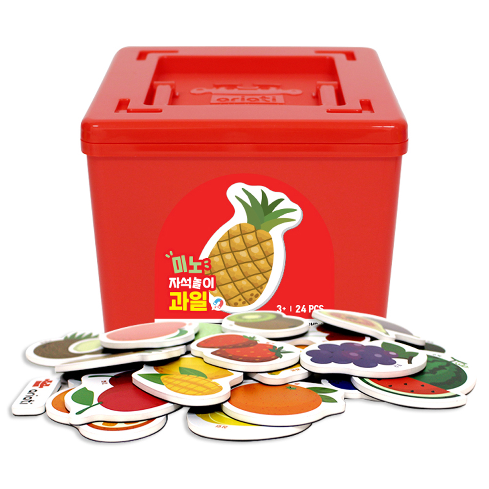 아리아띠 미노 자석놀이 과일, 1세트, 24피스 18,400원