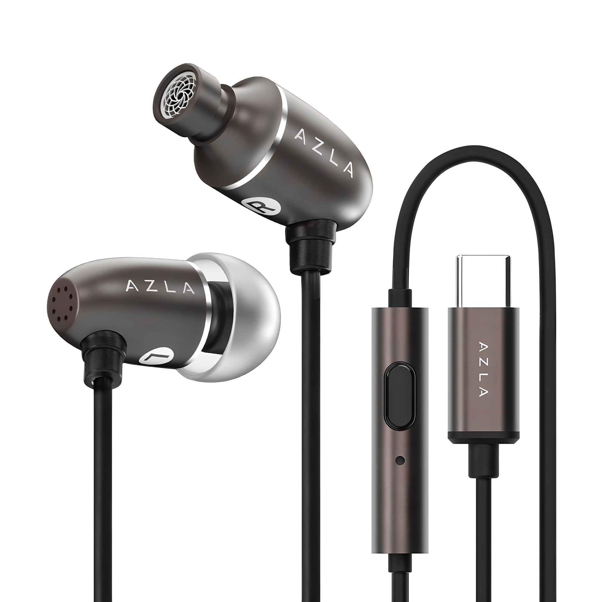 아즈라 DAC 탑재 C타입 유선 이어폰, 단일상품, 건메탈 32,500원