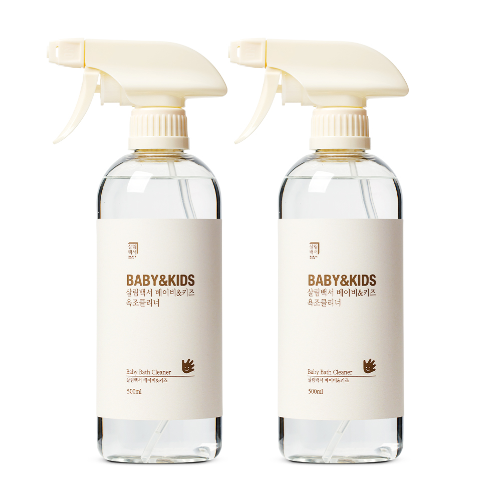 살림백서 베이비 & 키즈 욕조클리너, 500ml, 2개 13,900원