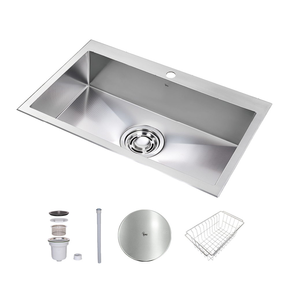 백조씽크 고니 사각씽크볼 ECNRW9030 리폼 엠보 주방싱크볼 싱크대교체, 1개 300,000원