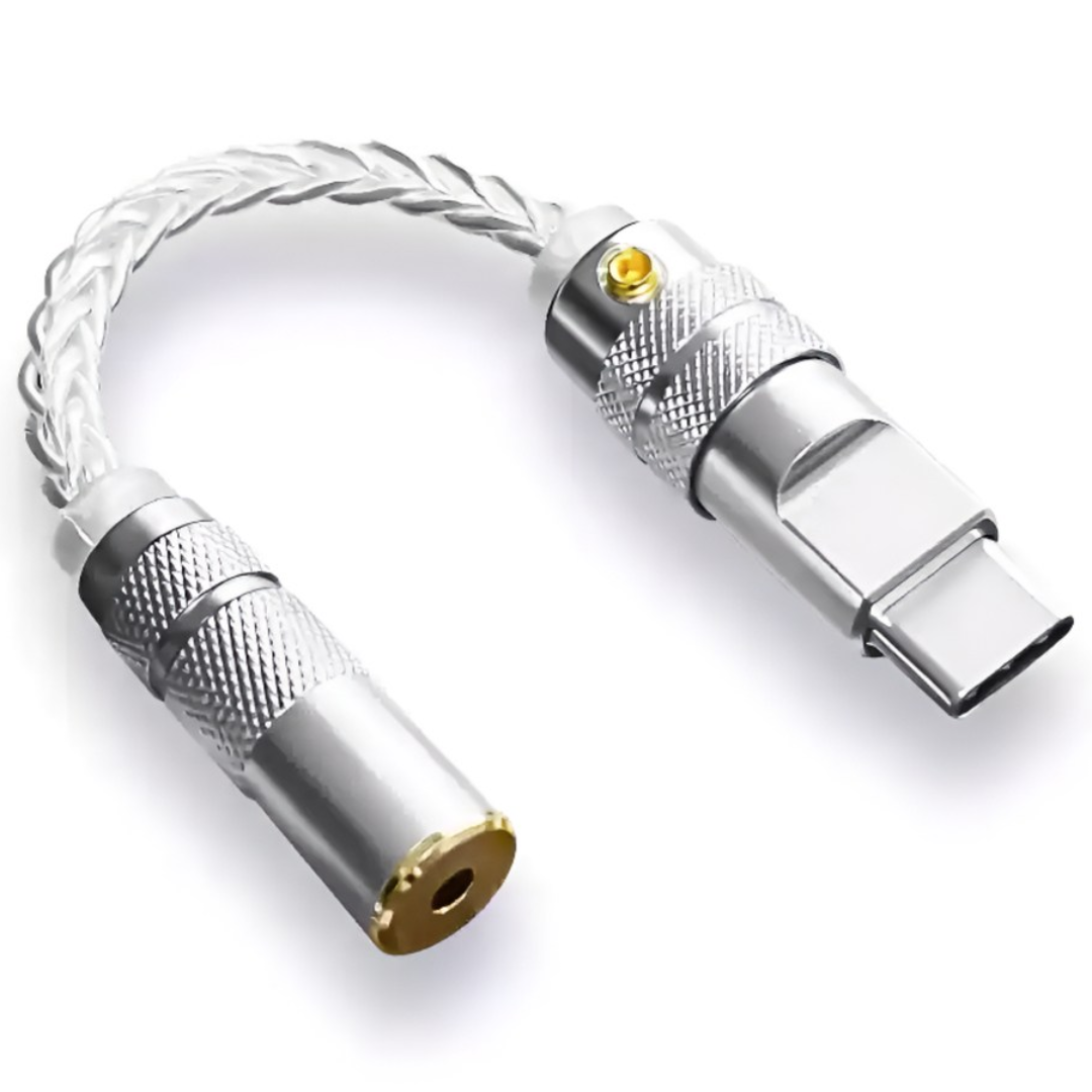 시그델 HiFi 고음질 ALC5686 C타입 꼬다리 DAC 덱 3.5mm 32BIT 384KHZ 이어폰 변환 앰프 꼬다리덱 오디오 헤드폰 젠더 MD-01, 1개, 실버, 11cm 29,900원