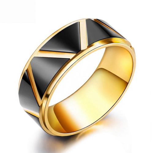 에르모사제이 맨즈 MR004 써지컬 스틸 블랙 그리드 남자 반지 16,500원