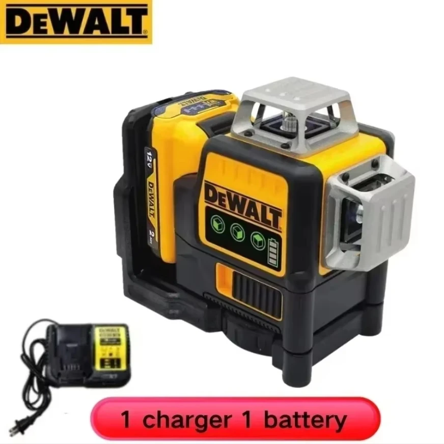 2025 Dewalt DW089LG 12 라인 3 면 * 360 도 수직 12V 리튬 배터리 레이저 레벨, 야외 수평 녹색 계량기 119,000원