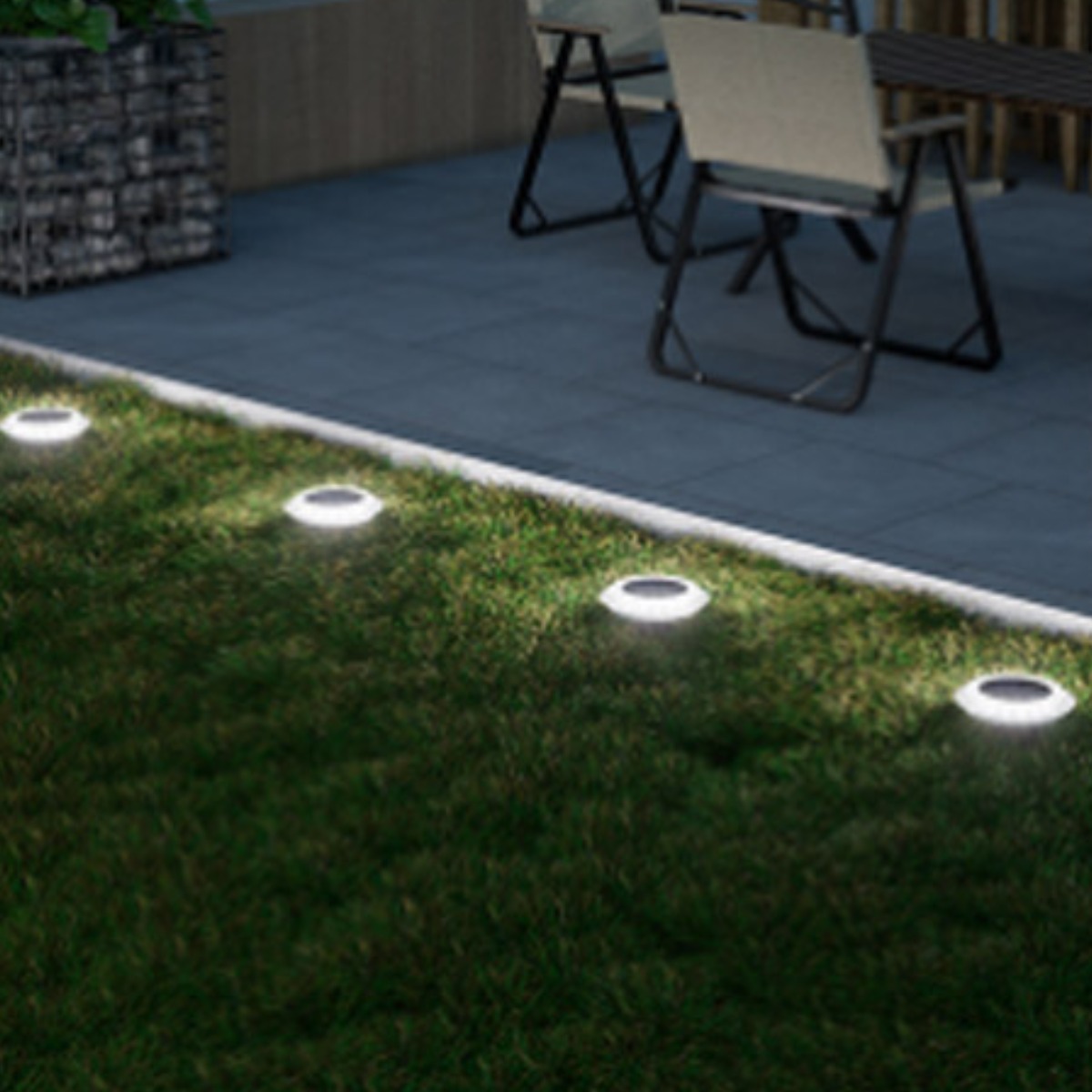 태양광 정원등 태양열 조명 4개입 바닥등 계단 디딤돌 정원꾸미기 16LED SLB72 19,800원