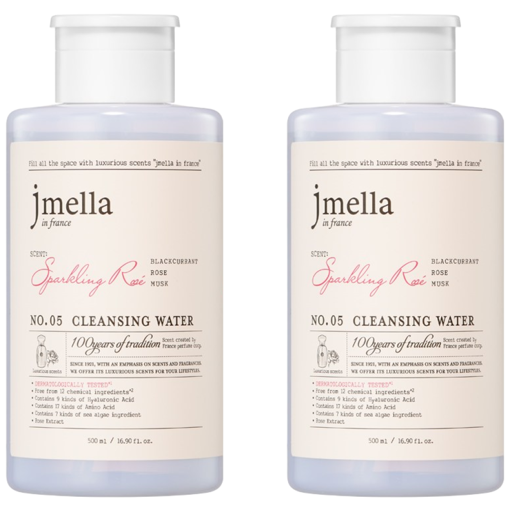 [1+1] 제이멜라 대용량 클렌징워터 5종 500ml + 500ml 11,780원