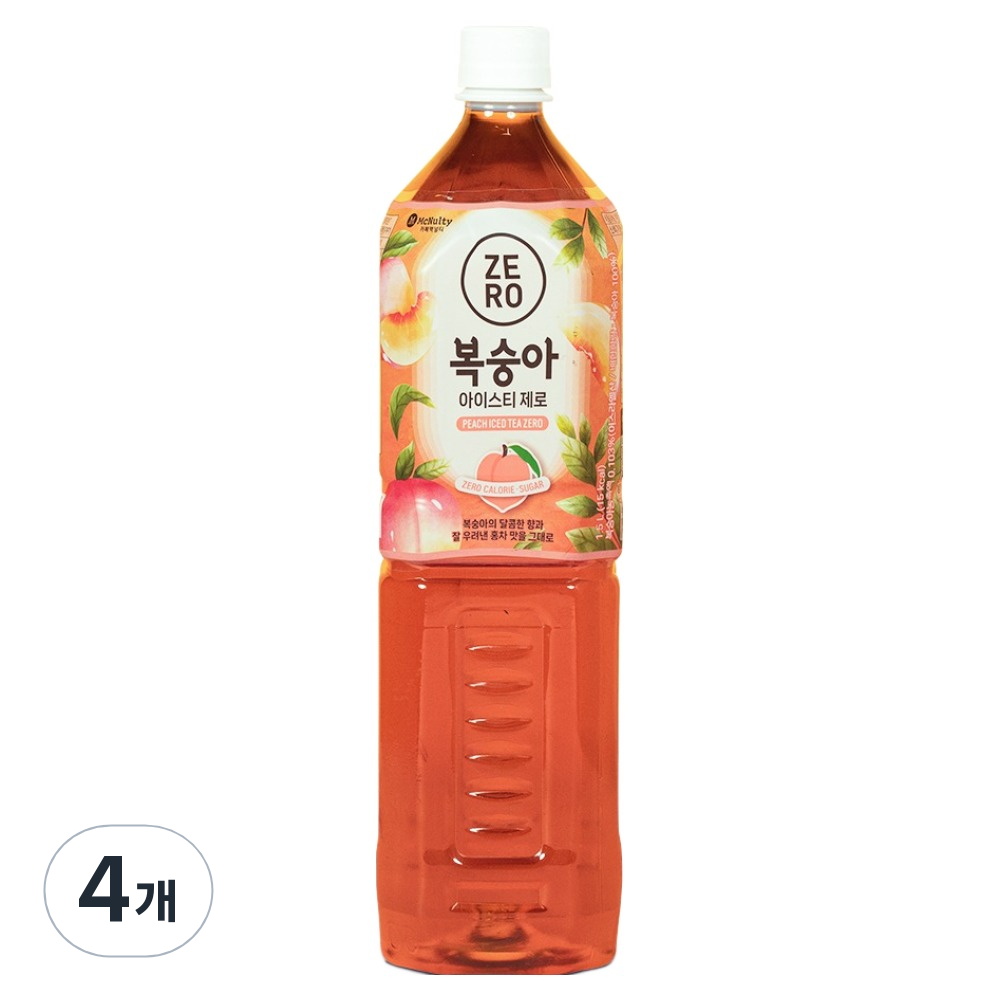 맥널티커피 복숭아 아이스티 제로 9,800원