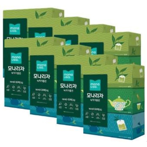모나리자 녹차가 좋은 미용티슈 천연펄프 180매+30매 3입 8팩 1박스 42,000원