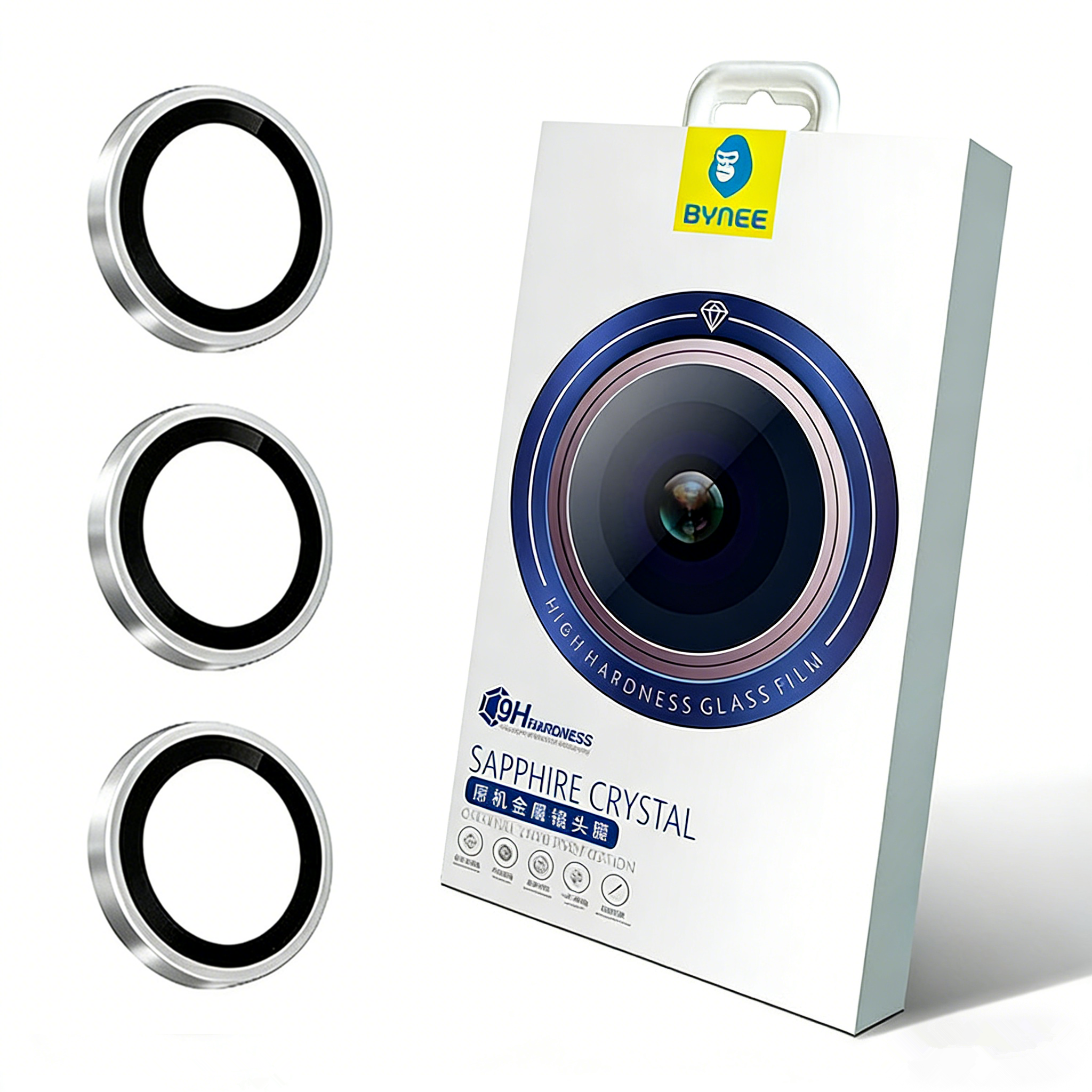 IMCHEN 강화유리 메탈링 카메라 렌즈 보호필름 갤럭시 S25 울트라/Z폴드7, 1개 25,800원