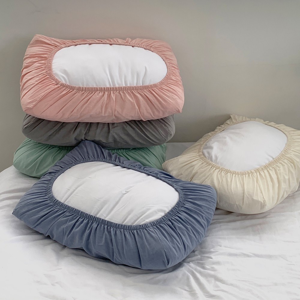 교체가 편리한 60수 고밀도 순면 밴드형 밴딩 베개커버 14,900원