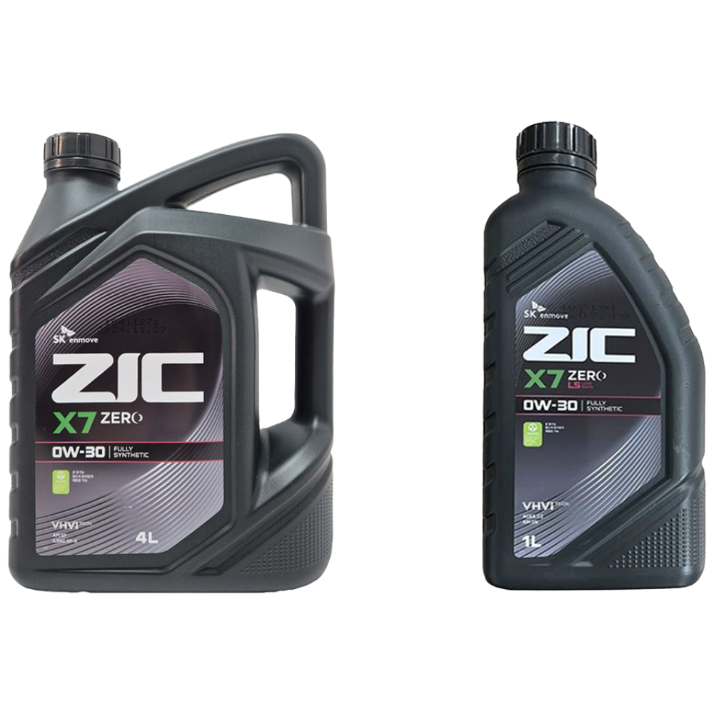 (투제이몰) ZIC X7 지크 제로 0W30 가솔린 엔진오일 실속세트 (1L+4L 구성), 1L 36,000원