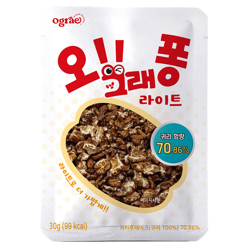 오그래 오그래퐁 통귀리 저당 저칼로리 간식 그래놀라 시리얼, 30g, 5개 10,500원