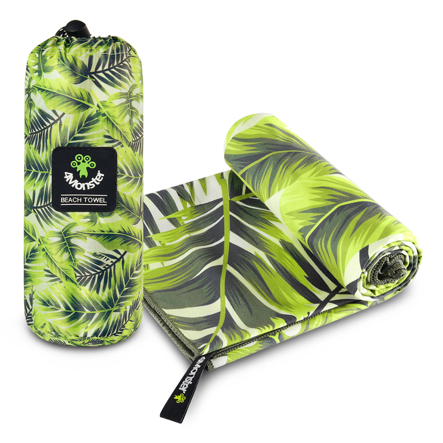 4몬스터 트로피칼 극세사 비치타월 대형 160 x 80 cm 34,000원
