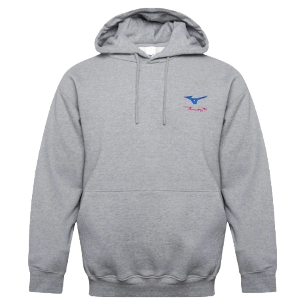 [국내매장판] 미즈노 남여공용 후드 티 세미오버핏 커플 긴팔티 89,000원