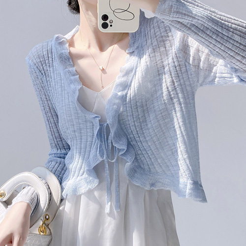 쇼룸 러블리 프릴 니트가디건 11,000원