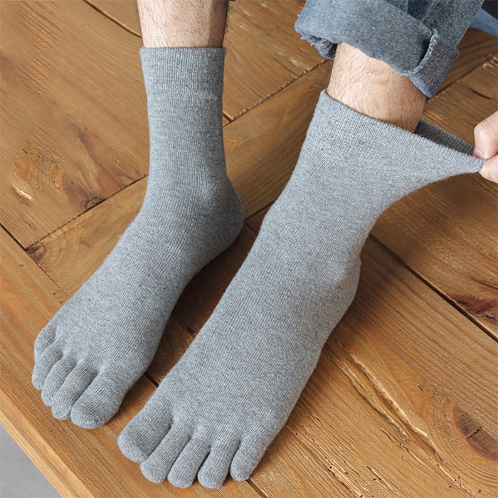 남성 발가락 양말 그레이 면 기능성 발가락양말 10켤레 12,950원
