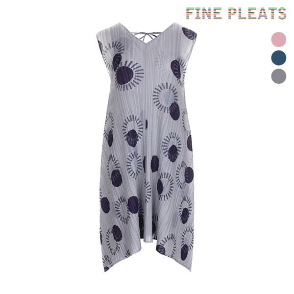 [FINE PLEATS] 피네 플리츠 백리본 원피스 [3컬러] 145,000원