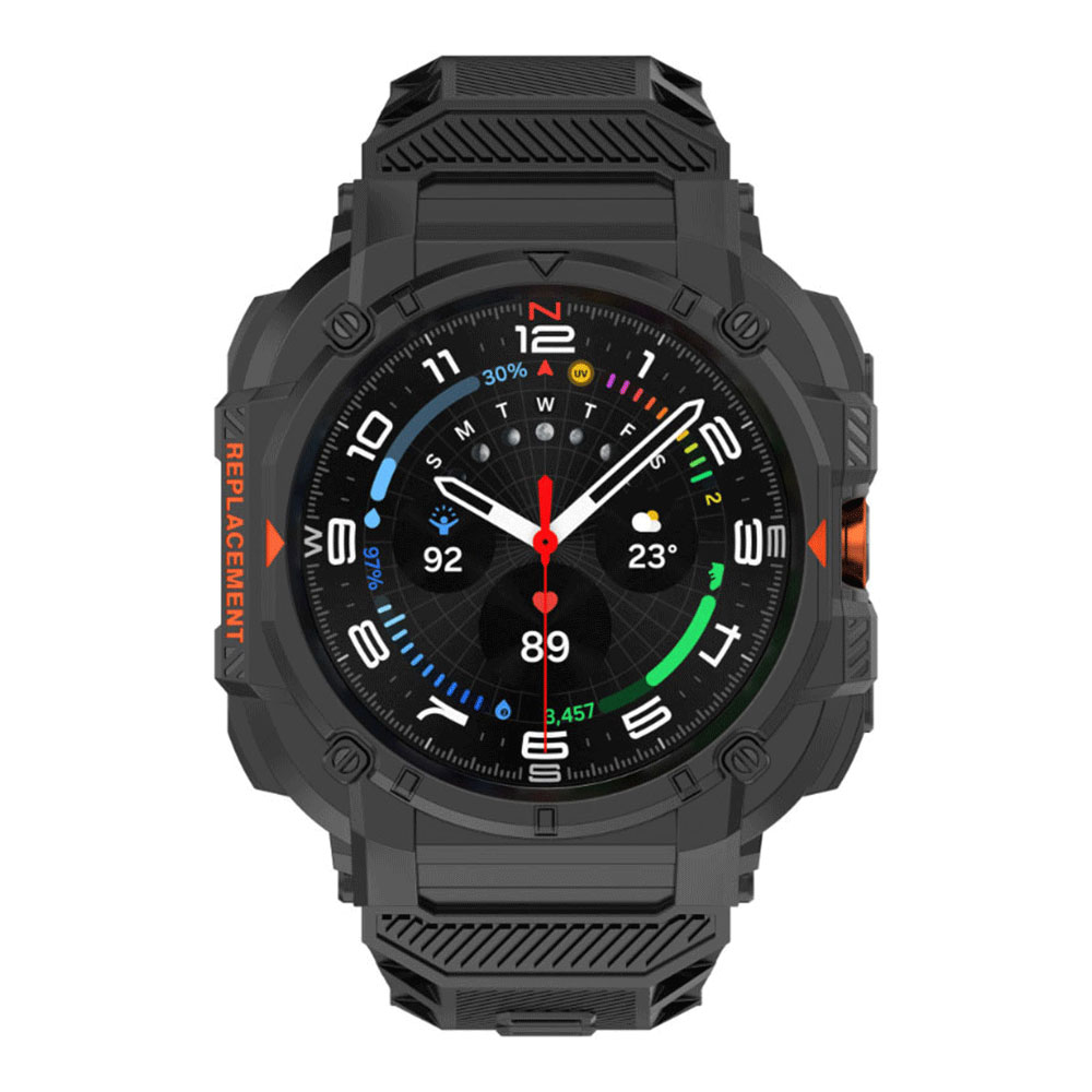 갤럭시워치 울트라 일체형 스트랩 풀커버 스포츠밴드 아머스킨, 1개 17,000원