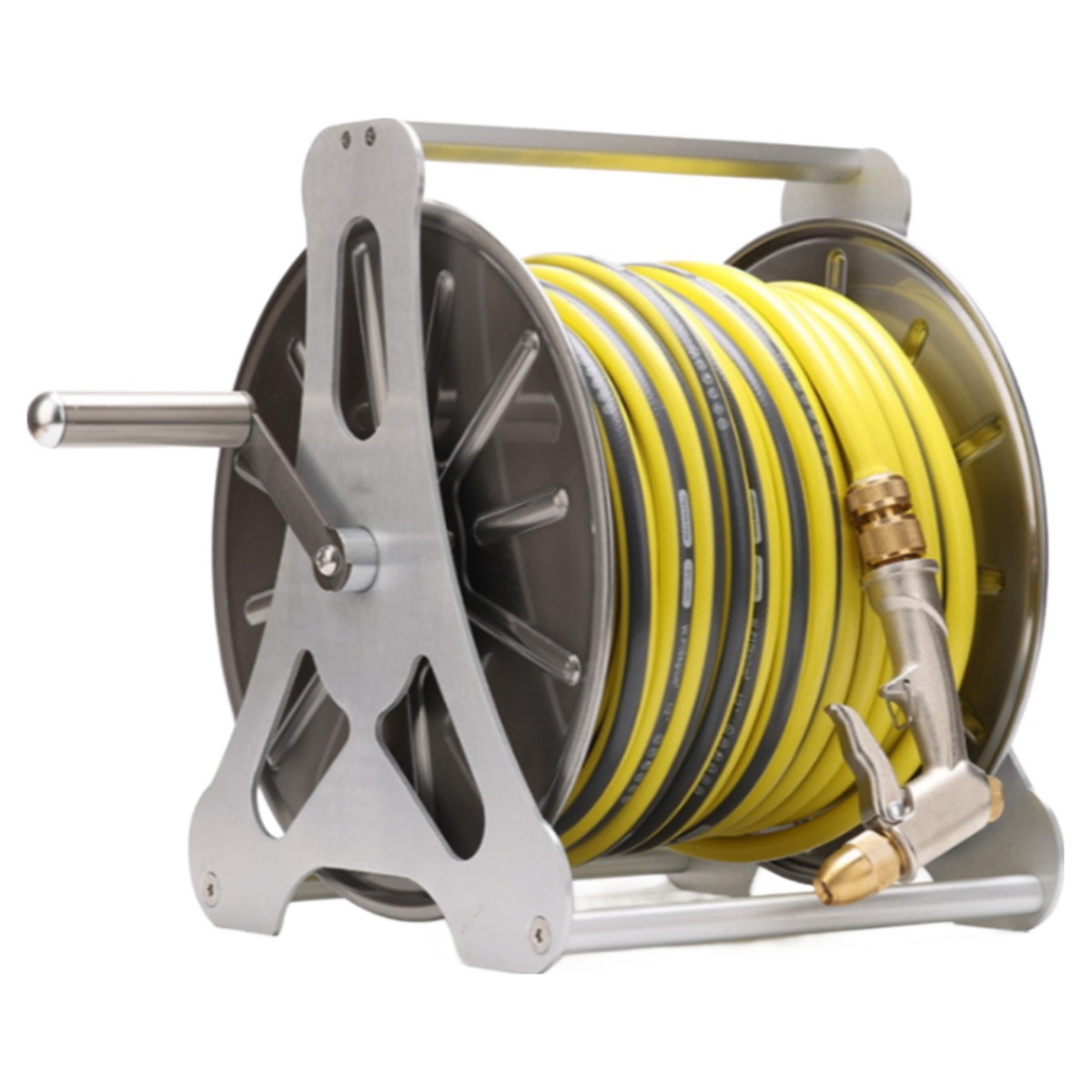 32m 최고급분사기 옐로우 릴호스 스테인레스 릴 호스 고압분사기 정원 호수 물 133,110원