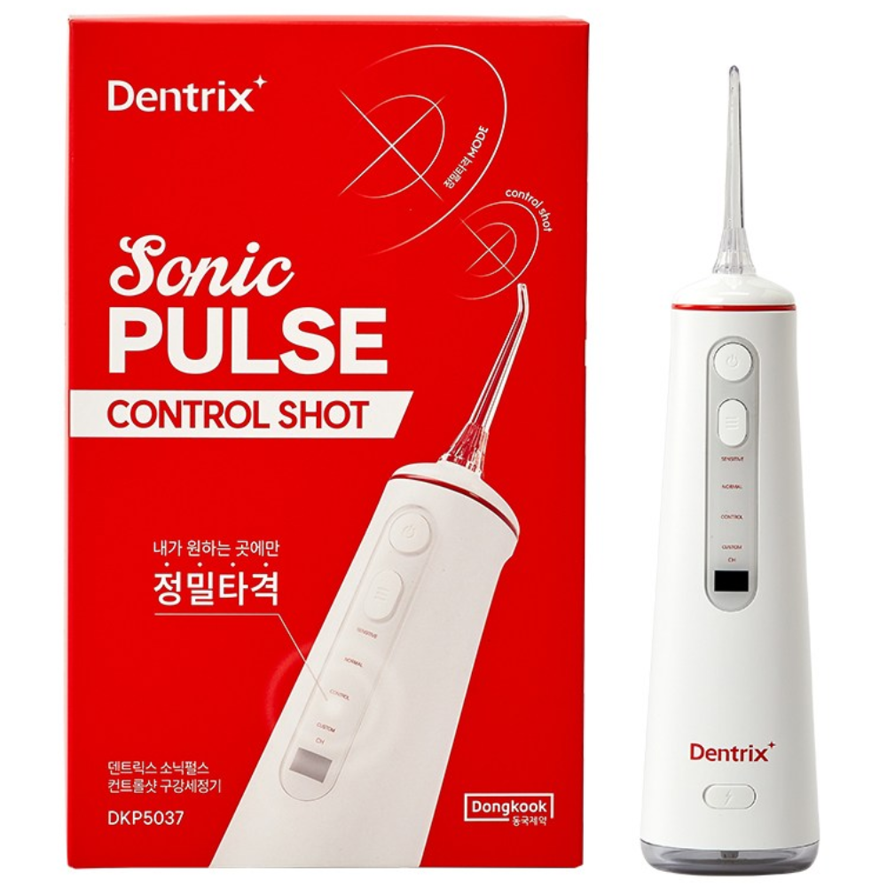 [오늘출발] [쇼핑백증정] 동국제약 구강세정기 리뉴얼 덴트릭스 소닉펄스 컨트롤 샷, 구강세정기 워터치실 치석제거 스켈링 41,500원