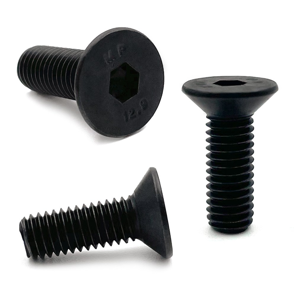 리우툴 SCM 접시머리 렌치볼트 사라 육각 렌지 고장력 열처리 흑착색 나사 M2 M2.5 M3 M4 M5 M6 M8 M10 낱개 볼트, M5, 45mm, 1개 170원