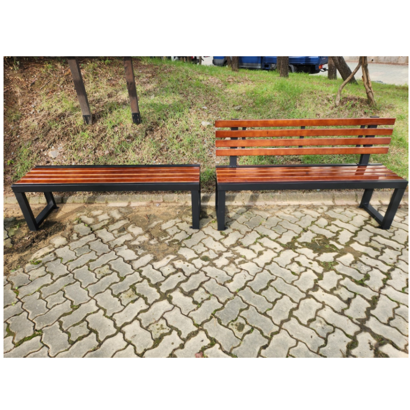학교 운동장 야외벤치 관공서 공원 아파트 우드 평벤치 등받이 벤치 199,900원