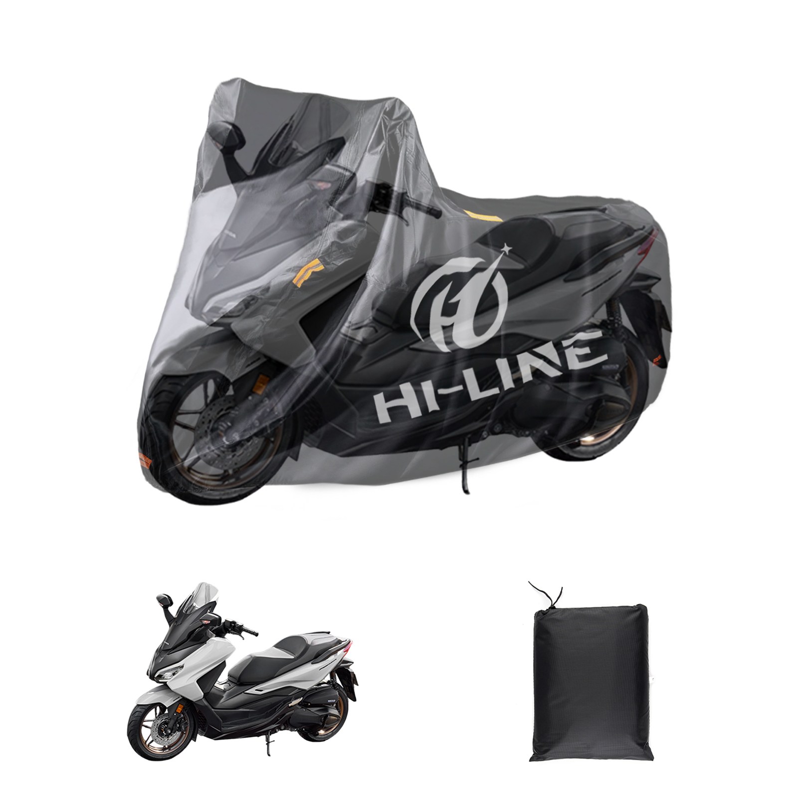 CUBLAND 오토바이 방수커버 420D 방풍덮개 NMAX PCX 슈퍼커브 헌터커브 레블 GB350호환, 블랙 32,800원