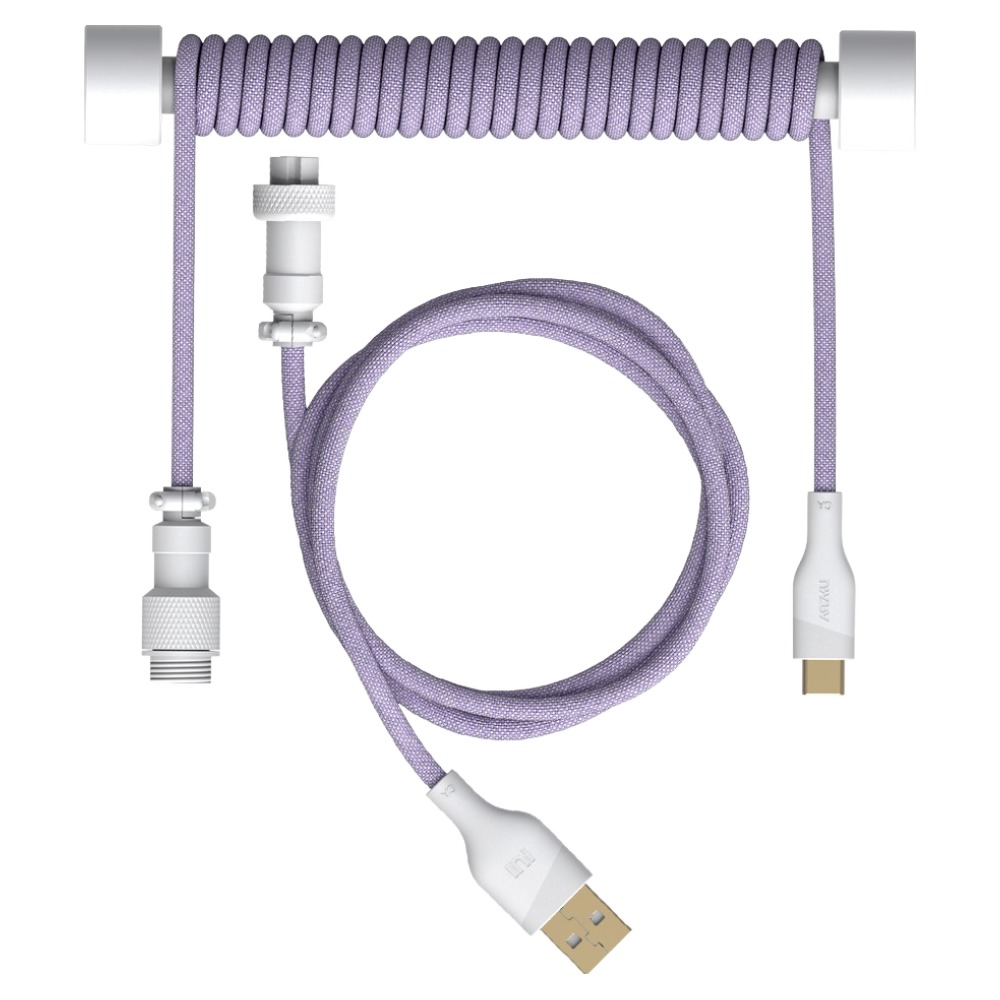 아트뮤 C타입 키보드 항공 코일 케이블, 홀더 클래식 퍼플, 1개, 130cm 27,400원