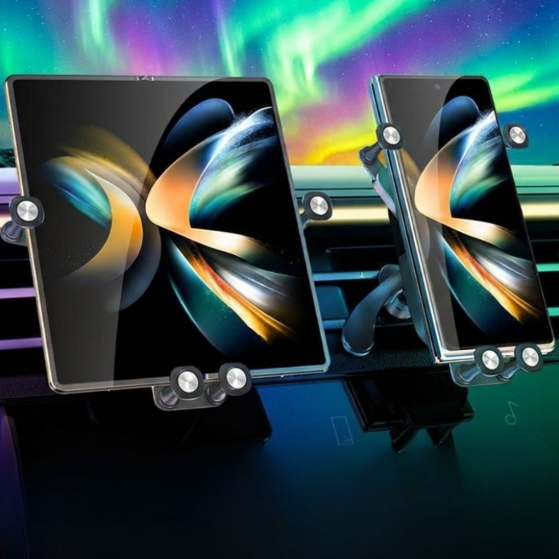 Z 폴드 차량용 송풍구 핸드폰 거치대, 블랙, 1개 11,400원