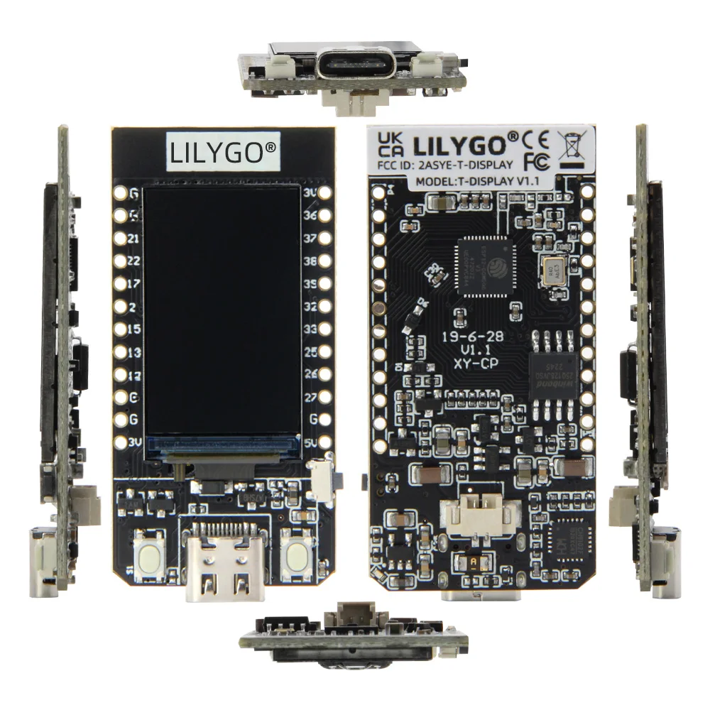 LILYGO® TTGO T-Display 1.14 Inch LCD T-디스플레이 ESP32 WiFi 및 Bluetooth 호환 모듈 개발 보드 인치 30,700원