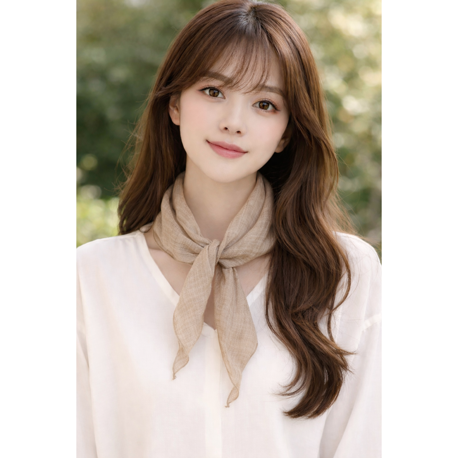 벨루업 국산 순면 쁘띠 삼각 스카프 사계절 무지 단색 간절기 봄 여름 단품 9,700원