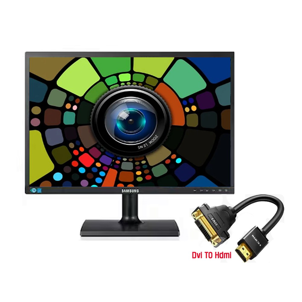 삼성전자 S22C200B 22인치 모니터 FHD LED 벽걸이가능 사무업무CCTV용 중고, S22C200B DVI TO HDMI, 55cm 50,500원