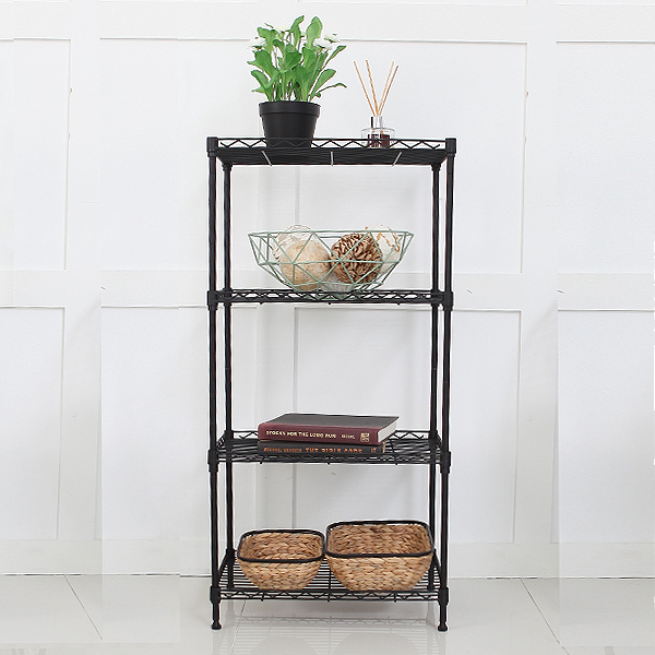 팬물산 미니 메탈랙 스탠드선반, 블랙, 4단 23,900원