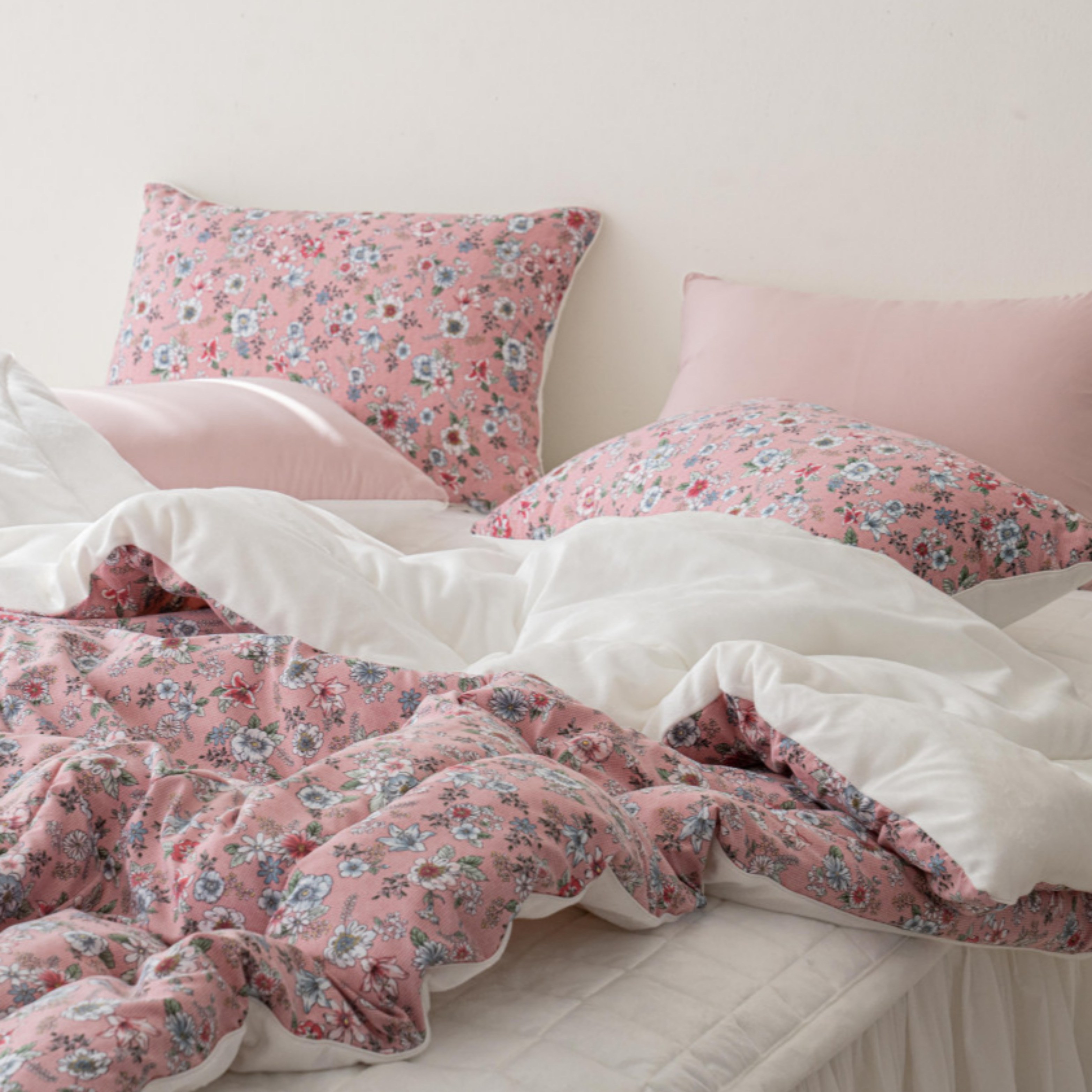 드림베딩 국내생산 극세사 겨울 차렵이불세트 99,800원