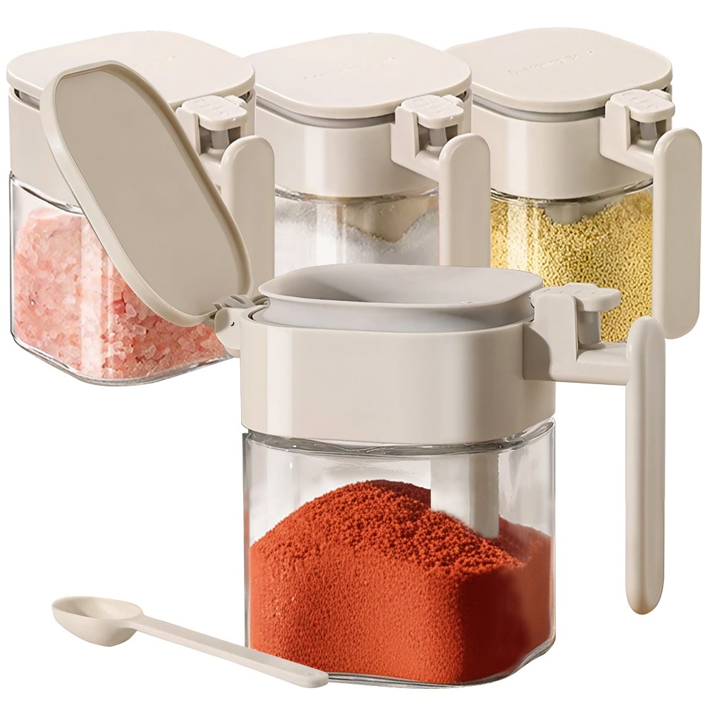 루비코코 스푼 밀폐 양념통 유리 양념병 조미료통 세트 17,200원