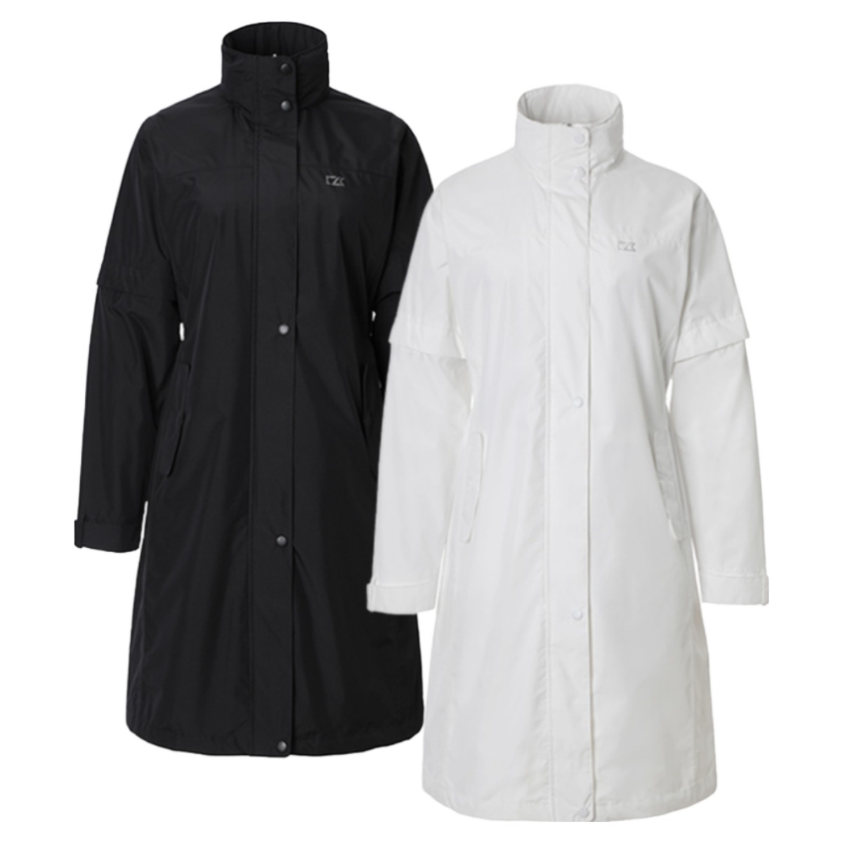 [완판/추가리오더입고] 커터앤벅 여성골프 프리미엄 슬림라인 레인코트/비옷 - CBL3ARC306, 블랙, 1개 89,900원