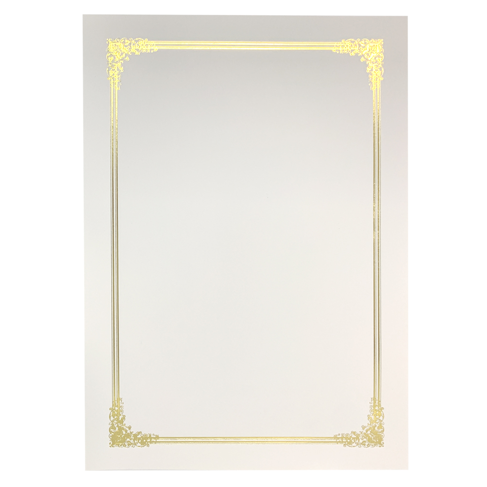 상장팩토리 금박상장 백상지 로얄 A4, 순백색, 100개 11,200원