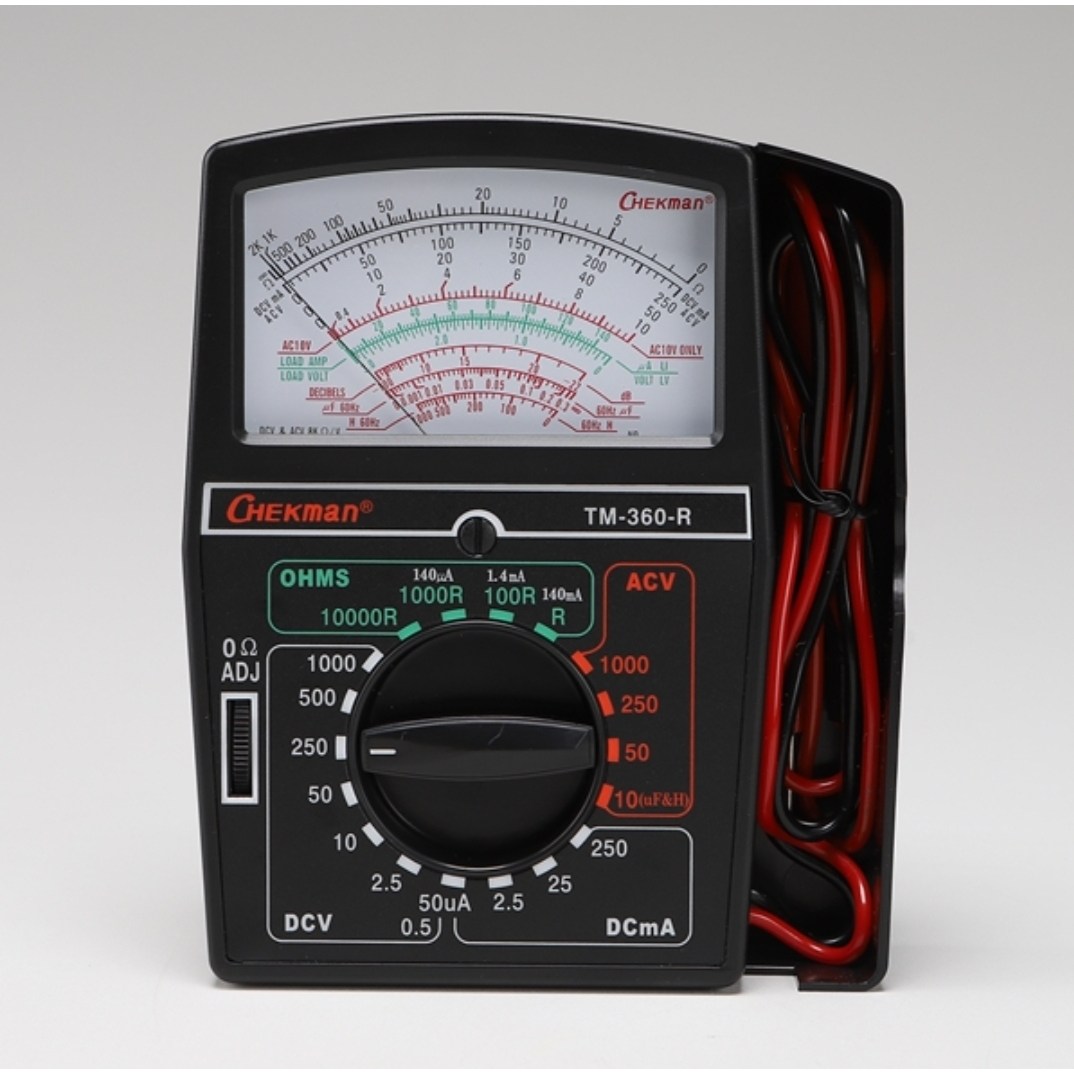 포유 태광전자 아날로그 테스터 TM 360R 보급형 다기능 멀티 미터 국산 전류 전압 측정 공구 26,800원